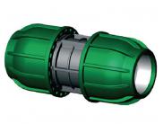 PE Klem Koppeling voor PE Buis 25 x 25 mm